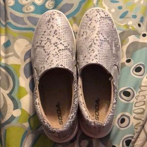 Women’s Snake Print Soda Slip On Shoe